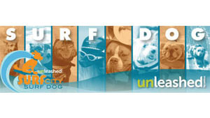 Unleashed by Petco surf dog competition